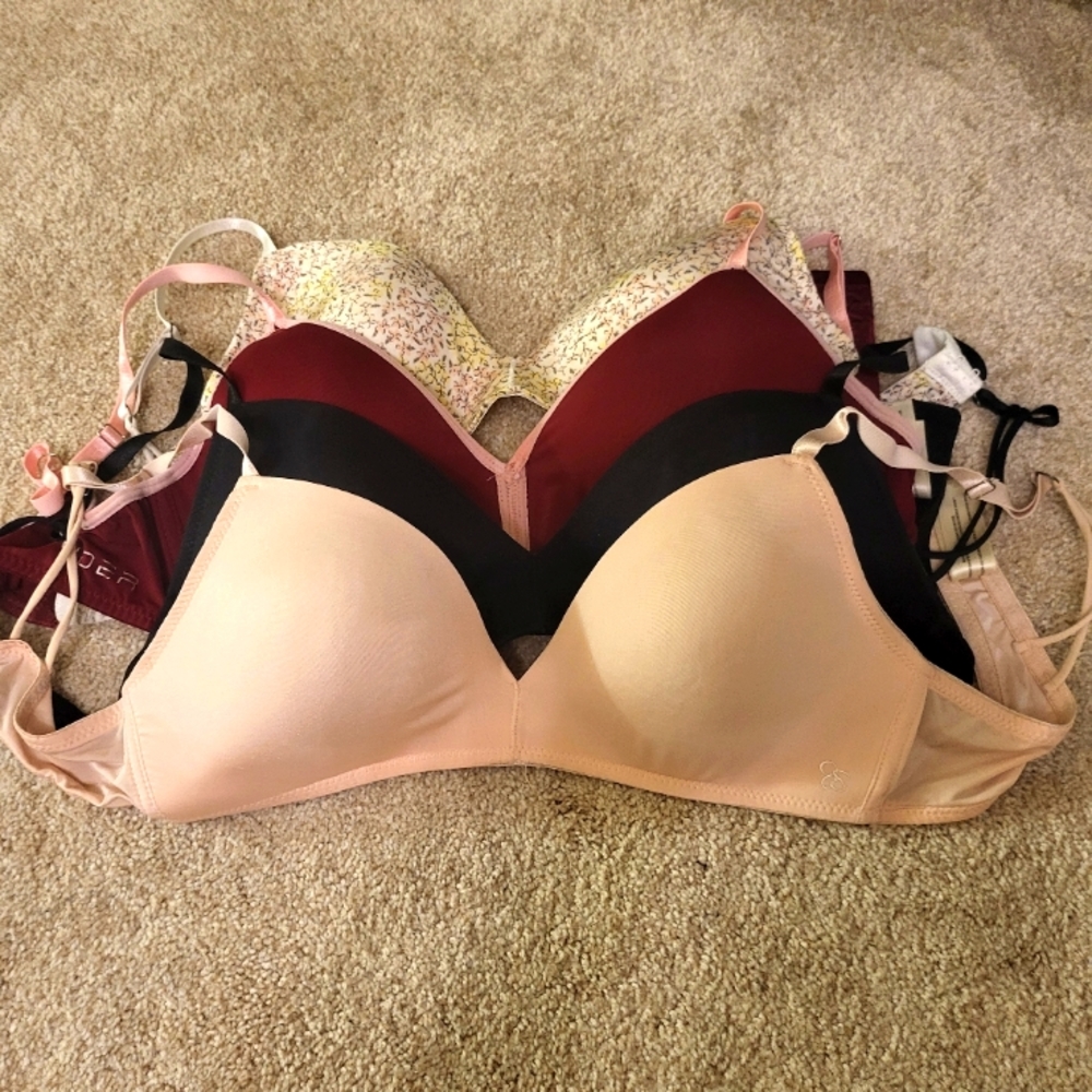Four 36B bras